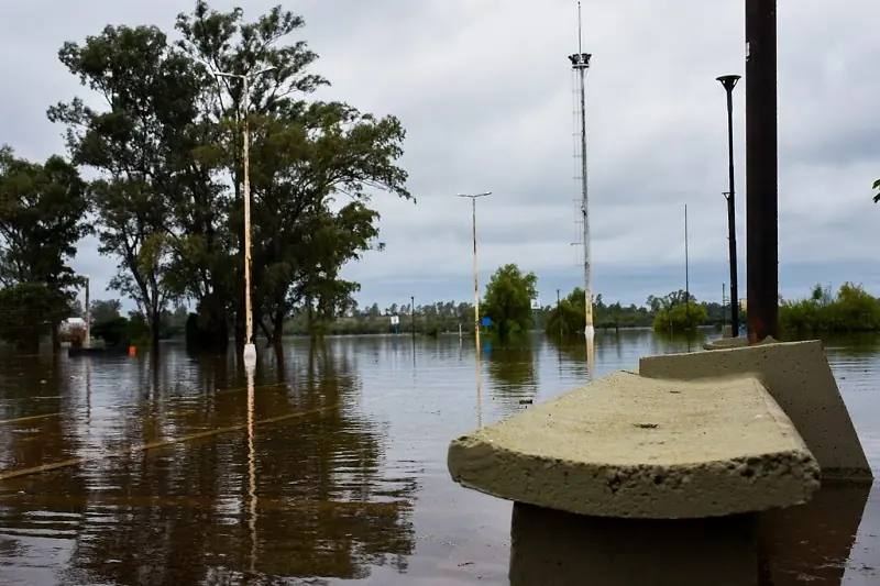 Crecida del río Uruguay: ocho familias fueron evacuadas