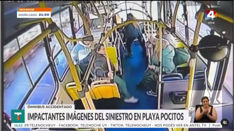 IMPRESIONANTE : Video de un ómnibus «desbocado» en Uruguay.