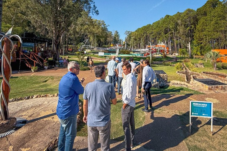 Referentes del BID visitaron los complejos termales de Salto Grande para evaluar el impacto de las inversiones
