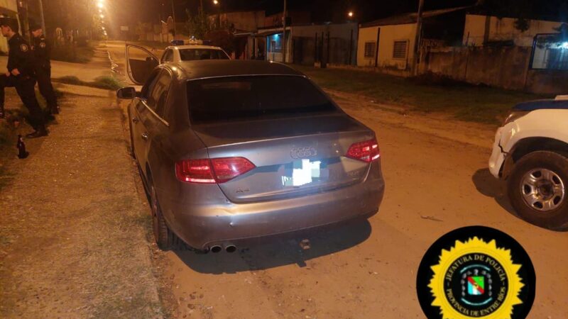 CONDUCÍA UN AUDI A4 CON PEDIDO DE SECUESTRO.