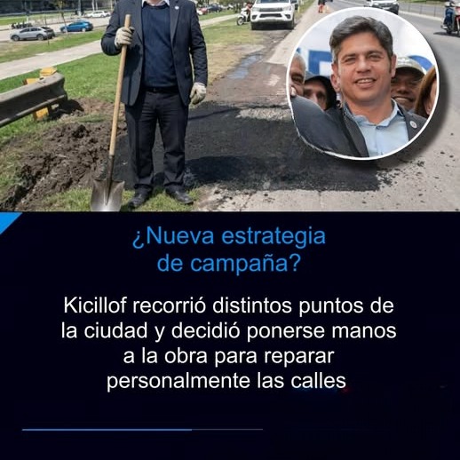 Axel Kicillof sorprendió durante una recorrida por la ciudad al detenerse frente a varios pozos y baches para intentar repararlos él mismo. Con pala, herramientas y mucha voluntad, el gobernador habría decidido dejar por un rato los discursos y acercarse directamente a uno de los problemas que más reclaman los vecinos: el estado de las calles.
La particular escena rápidamente generó comentarios y memes en redes sociales, donde algunos celebraron la iniciativa mientras otros se preguntaron si se trata de una nueva estrategia política para acercarse a los votantes de cara a las elecciones.
¿Será este el nuevo método de campaña? ¿O veremos a otros políticos agarrando la pala próximamente? 😂🚧
⚠️ Contenido ficticio creado con fines de entretenimiento. No representa una noticia real.
#Kicillof #AxelKicillof #Argentina #PolíticaArgentina #Elecciones #Memes #Viral