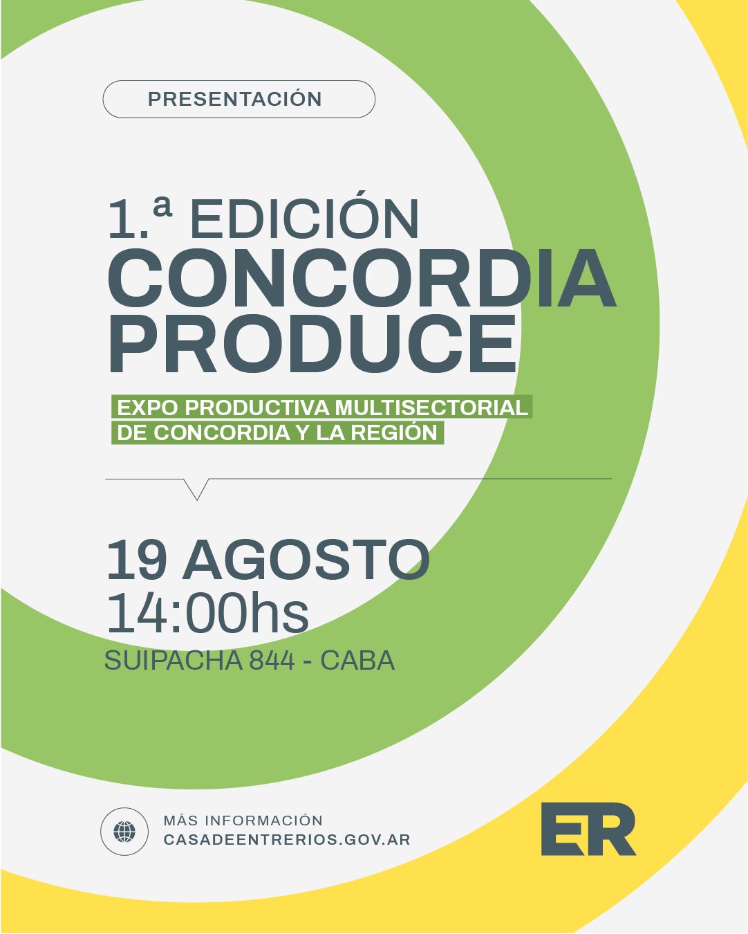 Presentación de la 1.ª edición de Concordia Produce en Buenos Aires