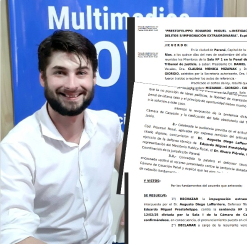“EL PRESTO” ENFRENTARÁ UN NUEVO JUICIO EN LA DENUNCIA DE BAHL