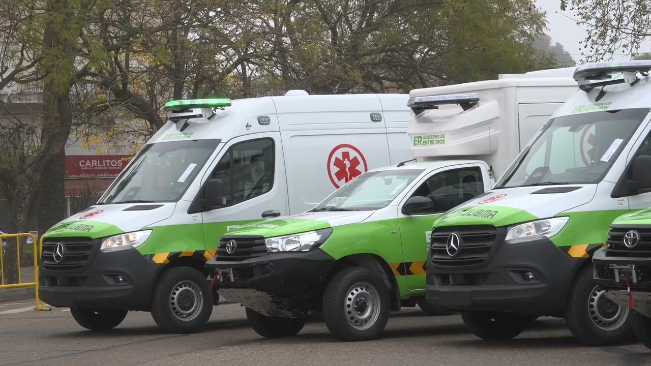 Entre Ríos refuerza el sistema de salud con 20 nuevas ambulancias y 10 equipos de telemedicina