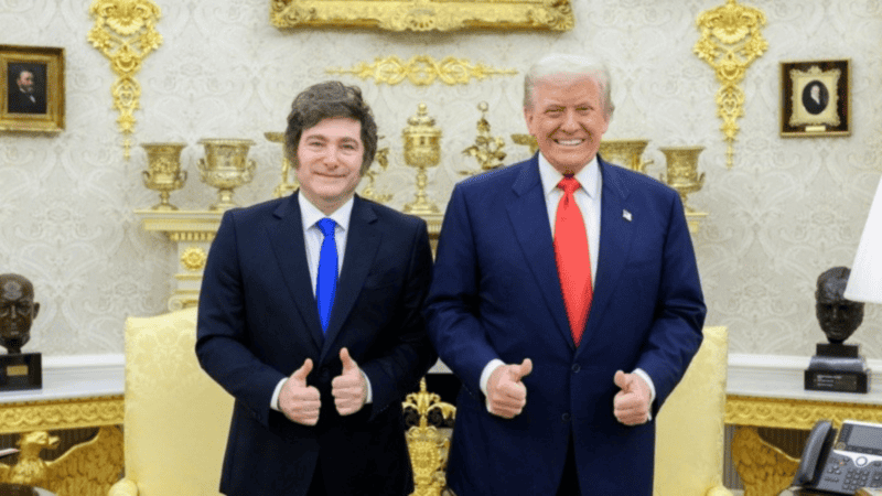 Javier Milei y Donald Trump Javier Milei y Donald Trump