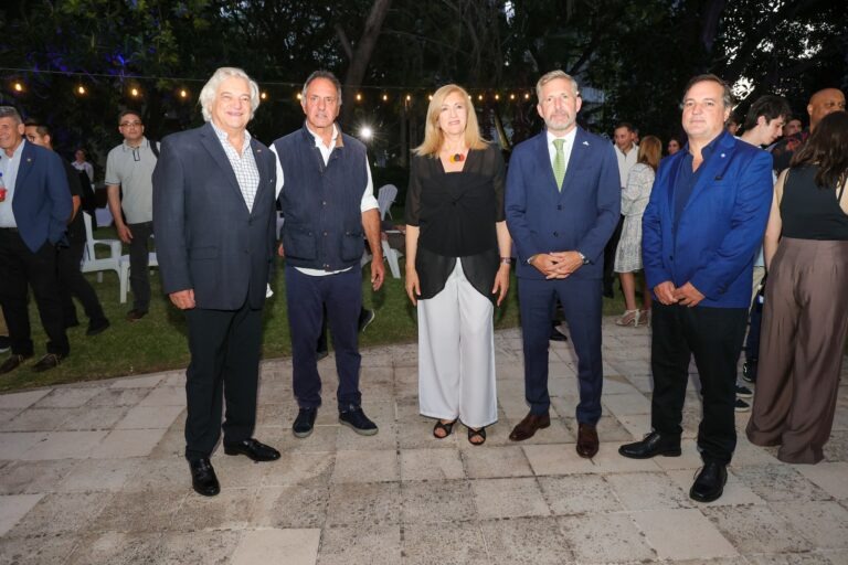 Alberto Albamonte, Daniel Scioli, Rosario Romero, Rogelio Frigerio, Pablo Albamonte (1)