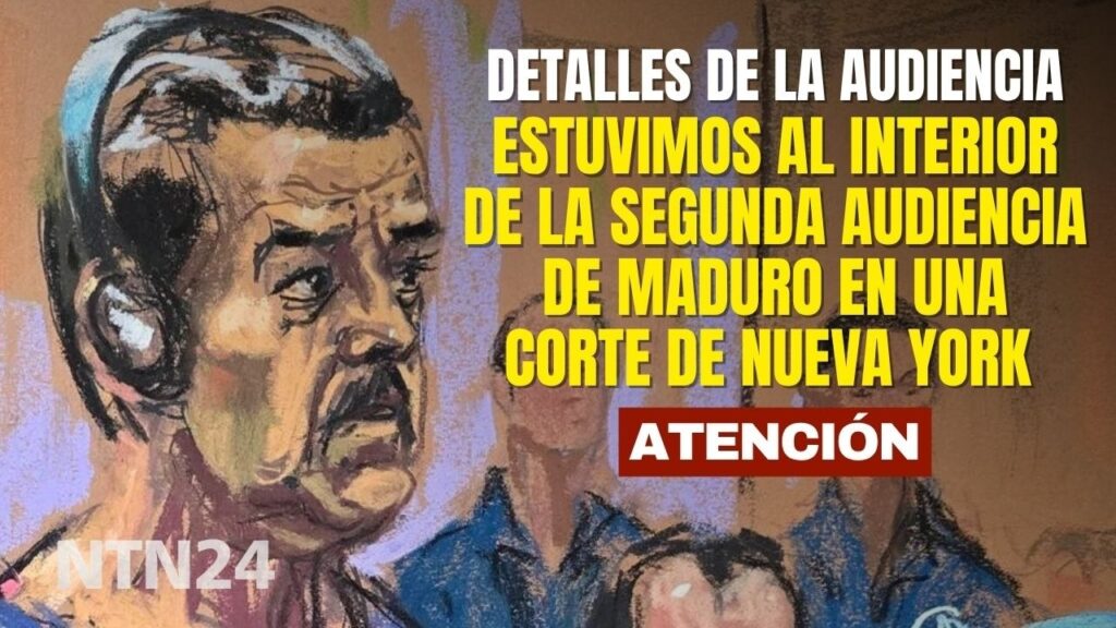 Estuvimos al interior de la segunda audiencia de Maduro en Nueva York y estos son los detalles - youtube
