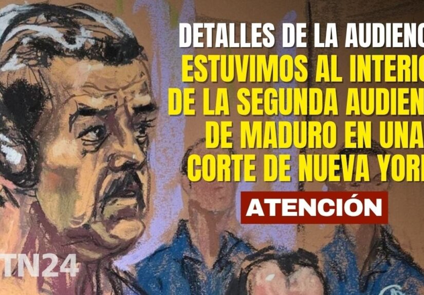 Estuvimos al interior de la segunda audiencia de Maduro en Nueva York y estos son los detalles - youtube