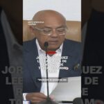 Jorge Rodríguez lee la carta de renuncia de Tarek Williams Saab - youtube