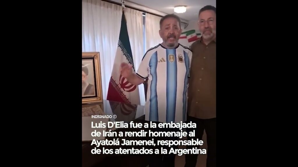 Repudio por el homenaje de D’Elía al líder iraní un gesto provocador que reabre la herida de la AMIA - youtube