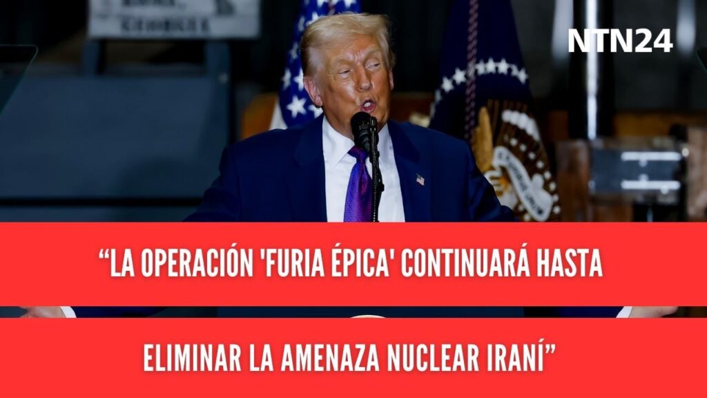Trump advierte que la operación 'Furia Épica' continuará hasta "aplastar la amenaza nuclear iraní" - youtube