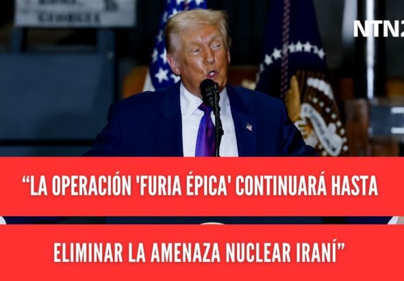Trump advierte que la operación 'Furia Épica' continuará hasta "aplastar la amenaza nuclear iraní" - youtube
