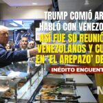Trump pidió arepas para llevar en su encuentro con venezolanos y cubanos Florida - youtube