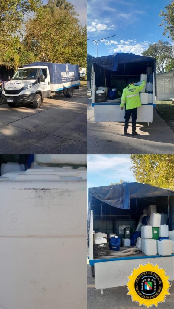 28 04 2026 PUESTO CONTROL VIAL TUNEL Infraccion a Ley N.° 27.279 Residuos Peligrosos