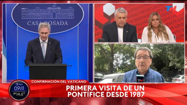 León XIV viene a la Argentina en noviembre I Pablo Quirno, canciller: "El compromiso del Gobierno es garantizar todas las condiciones necesarias que merece un acontecimiento de esta magnitud. Es un momento histórico y de alegría que honra a nuestro país"