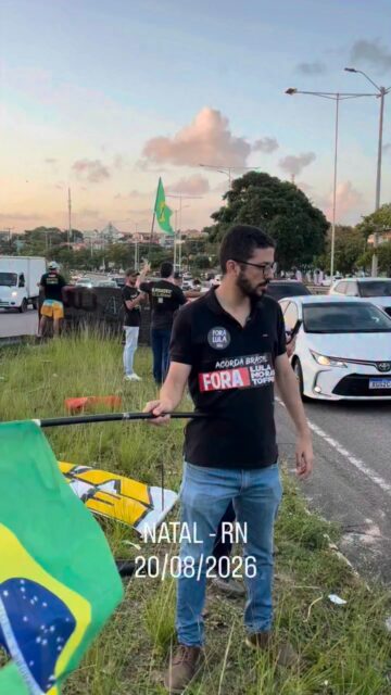 "A verdadeira democracia exige o respeito à manifestação pacífica. Repressão e truculência contra quem pensa diferente não podem ser toleradas em [Natal/RN]. ¡A liberdade de expressão é um direito de todos! 🇧🇷 #LiberdadeDeExpressao #NatalRN #ManifestacaoPacifica #AbusoDePoder" @g1 , @folhadespaulo , @estadao , UOL, @metropoles , @jovempannews ,@tribunadorn , @intertvcabugi
