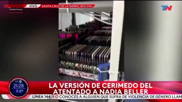 Increíble papelón de NELSON CASTRO: junto a dos panelistas ignotos, el periodista de TN informó al aire que la policía boliviana había hallado la "granja de boots de Cerimedo", pero se trataba de un video grabado en otro país, hace más de 2 años. ¿Pedirá perdón? O va a llorar libertad de expresión . #periodismo