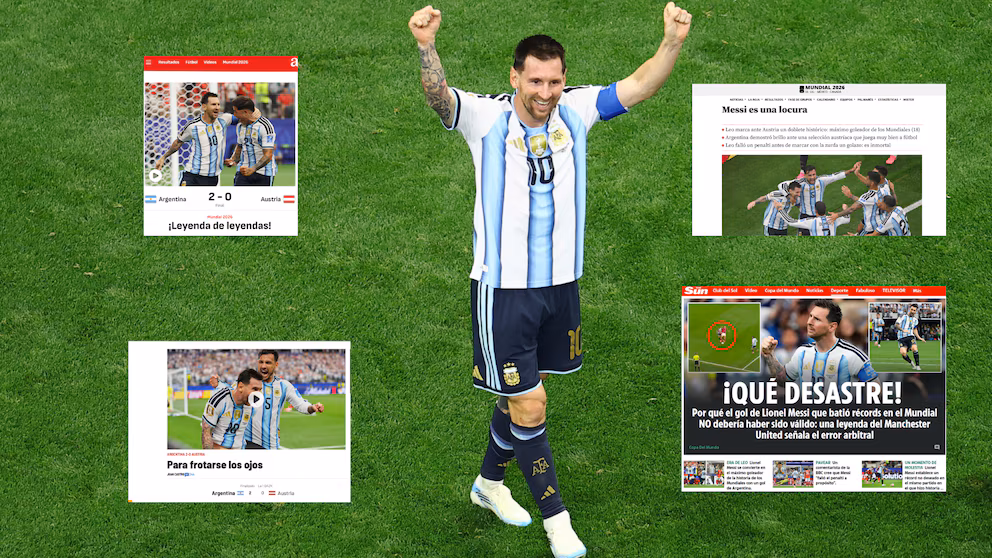 “Leyenda”, “imparable” y “actuación histórica”: así reflejaron los medios del mundo el show de Messi en el triunfo de Argentina 1 MJDRW27VLRABLE52LX6TH4VHF4 1