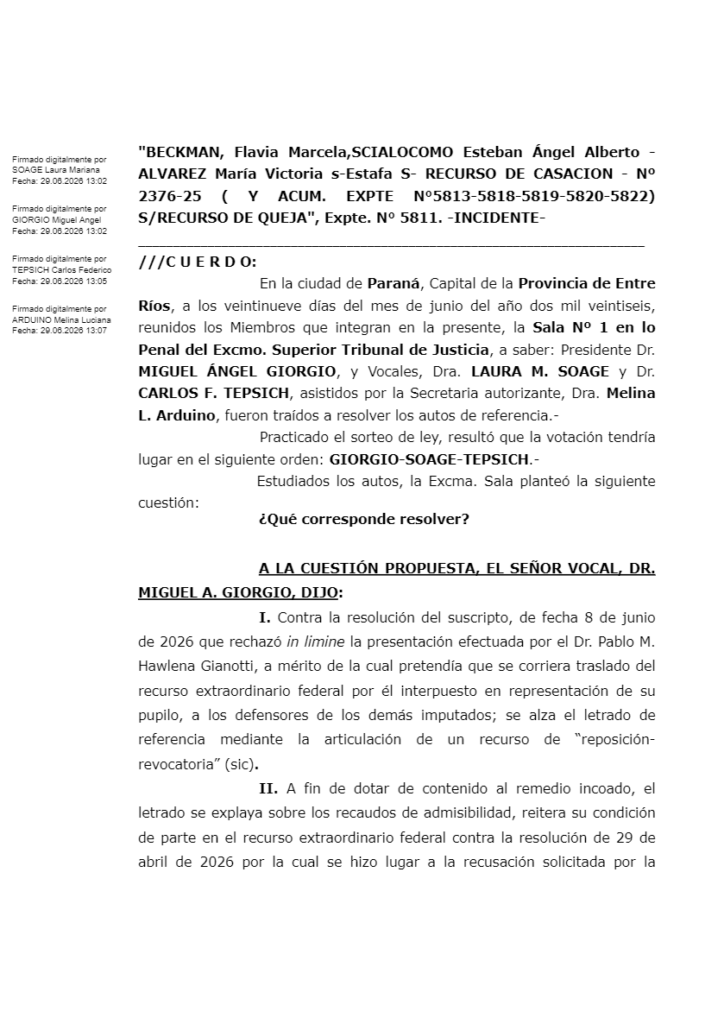descarga