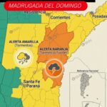 ATENCIÓN : Domingo 19/7, nuevo brote de tormentas desde la madrugada del domingo sobre el litoral argentino. 752268112_1902866320410243_8725324742849778347_n