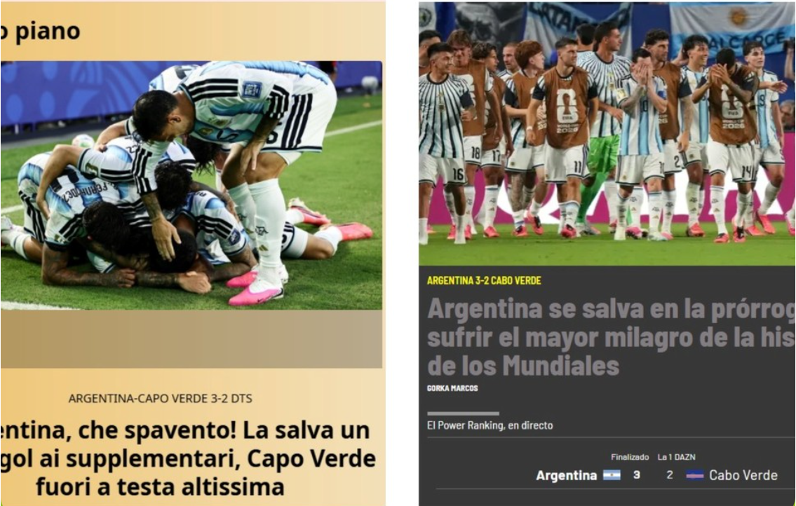 La reacción de la prensa internacional tras la angustiosa clasificación argentina 1 Captura de pantalla 2026 07 03 230126