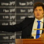 Javier Milei habló en la Bolsa de Comercio de Buenos Aires: “Estamos sentando las bases para 100 años de liberalismo” REG4TQKERNBGNLTF55ITYEH6GI