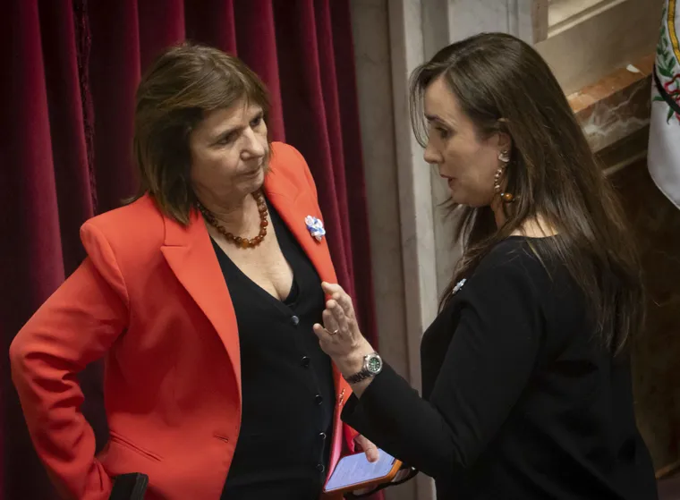 "Debería dar un paso al costado": el mensaje de Bullrich a Villarruel tras el caos en el Senado 1 senado patricia bullrich y victoria villarruel 1