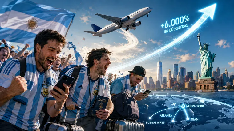 vuelos hinchas argentinos nueva york final