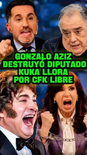 GONZALO AZIZ DESTRUYÓ DIPUTADO KUKA LLORA POR CFK LIBRE 
#Argentina, #PolíticaArgentina, #Actualidad, #Noticias, #AnálisisLitoral, #EntreRíos, #Concordia, #Periodismo, #Opinión, #IrresponsabilidadPeriodística, #ÉticaPeriodística, #ManipulaciónMediática, #OperacionesMediáticas, #DobleVara, #CinismoMediático