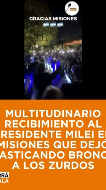 MULTITUDINARIO RECIBIMIENTO AL PRESIDENTE MILEI EN MISIONES 
#AnalisisLitoral, #Argentina, #EntreRios, #Concordia, #LitoralArgentino, #Noticias, #Actualidad, #Periodismo, #Rosario, #Cordoba, @eloncecom, @elentrerios, @diarioriouruguay, @rosariotres, @diariolacapital, @lavozcomar, @cadena3com, @infobae, @todonoticias, @lanacion